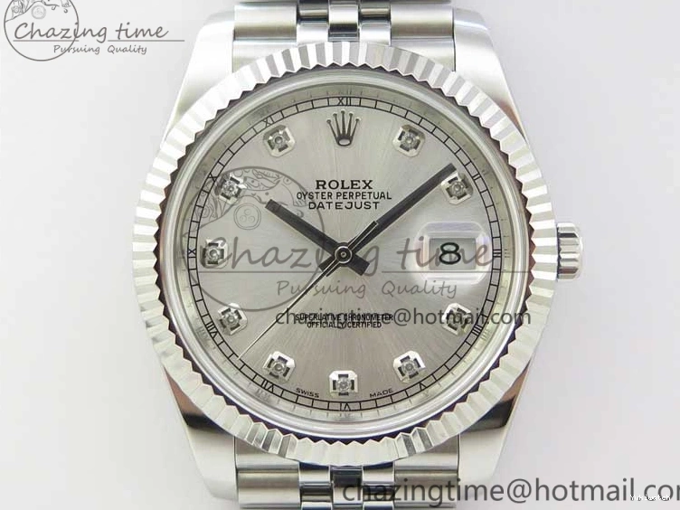Dial Diamond A3235 Edition Bracelet DateJust Noob Silver 904L SS Jubilee Best 126334 on 1:1 0104